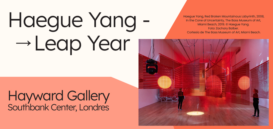 Leap Year de Haegue Yang en la Hayward Gallery