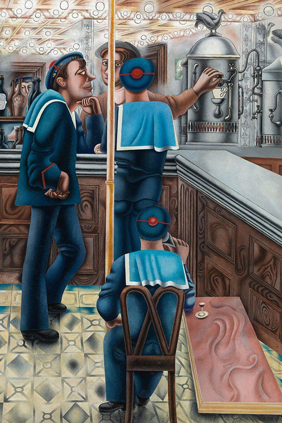 EdwardBurra_Three Sailors at a Bar_1930.png