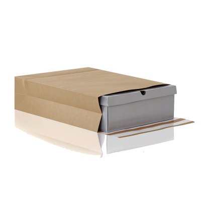 Bolsas e-Green - Bolsas de Papel Kraft con Fuelle - Doble Cierre Adhesivo - Bolsas de Envío Postal
