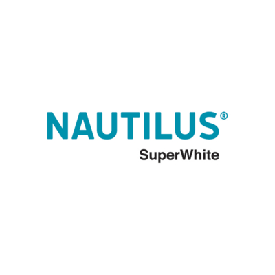Nautilus SuperWhite logo - Papel reciclado offset premium