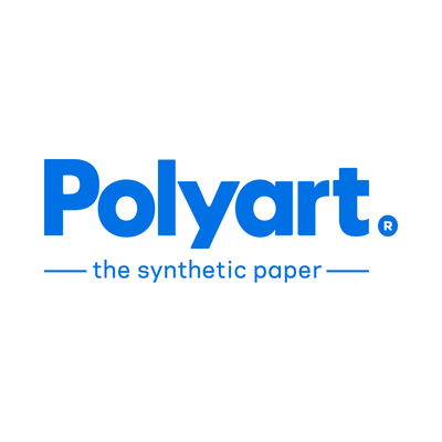 Polyart Digital - Soporte sintético para impresión en HP Indigo - Logo