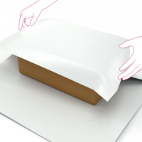 Papel kraft blanco