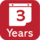 Durabilidad hasta 3 años